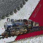 HK 10019 HK 3D Lokomotive Viel Glück