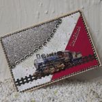 HK 10019 HK 3D Lokomotive Viel Glück