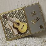 HK 10022 Karte mit Gitarre und Noten