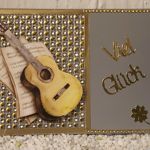 HK 10022 Karte mit Gitarre und Noten