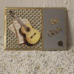 HK 10022 Karte mit Gitarre und Noten