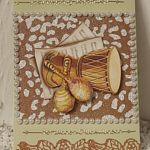 HK 10027 Karte mit Trommel