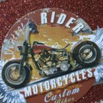 HK 10033 Karte Motorrad, Biker, Rider