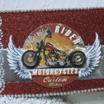 HK 10033 Karte Motorrad, Biker, Rider