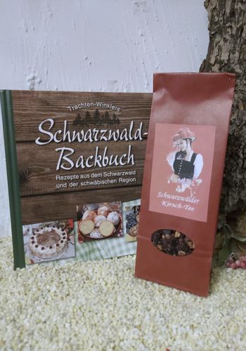 BB10001 Schwarzwald Backbuch mit Kirschtee