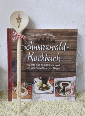 Kochbuch mit Kochlöffel - Kuckucksuhr