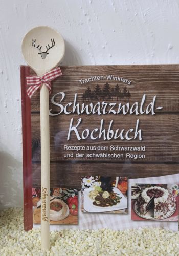 KB 1002 Kochbuch mit Kochlöffel - Kirschkopf Schwarzwald