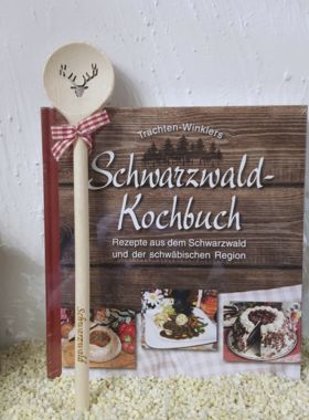 Kochbuch mit Kochlöffel - Kirschkopf Schwarzwald