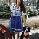 137152 Dirndl "Rüdesheim" mit Schürze
