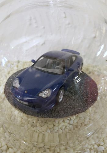 GLF1001 Edelglasflasche Porsche 911 Turbo blau