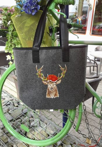 TA 1002 Schwarzwaldtasche mit Bollenhut-Hirsch