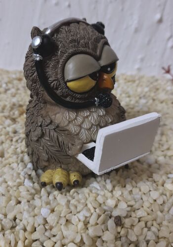 E1012 Eule mit Laptop groß