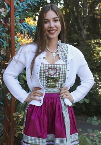 136600 Dirndljacke "Rosalinde" weiß