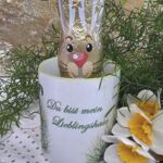 OST1003 Hasentasse Du bist mein Lieblingshase mit Schokohase