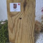 BU1007 Balkenuhr Schwarzwald Zifferblatt rot