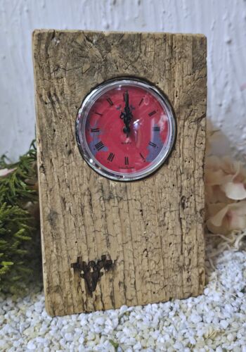 BU1007 Balkenuhr Schwarzwald Zifferblatt rot
