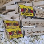 KLM1016 Klammer mit Badischer Flagge