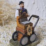 ORG1003 Orgelspieler Rudi mit Kuckucksuhr