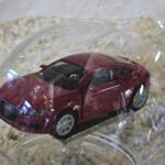 GLF1050 Edelglasflasche mit Siku Fahrzeug Audi TT