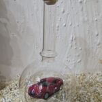 GLF1050 Edelglasflasche mit Siku Fahrzeug Audi TT