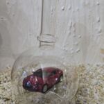 GLF1050 Edelglasflasche mit Siku Fahrzeug Audi TT