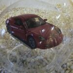 GLF1053 Edelglasflasche mit Porsche Cayman