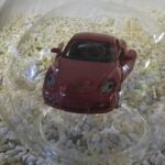 GLF1053 Edelglasflasche mit Porsche Cayman