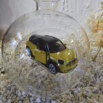 GLF1054 Edelglasflasche mit Mini Cooper