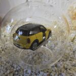 GLF1054 Edelglasflasche mit Mini Cooper