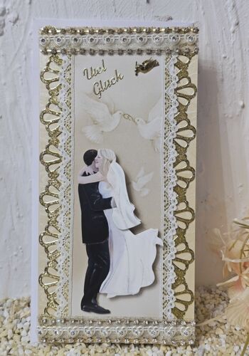 EK10003 Edelkarte Zur Hochzeit viel Glück 2