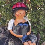 TF1005 Tonfigur Schwarzwälderin dunkel