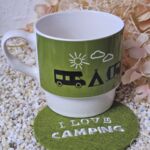 CT1001 Camper Stapeltassen Set mit Untersetzer