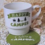 CT1001 Camper Stapeltassen Set mit Untersetzer
