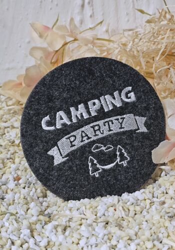 CT1004 Filz Untersetzer anthrazit