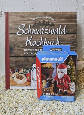 Schwarzwälder Kochbuch mit Playmobil Weihnachtsmann