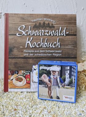 Schwarzwälder Kochbuch mit Playmobil Metzger Fleischer
