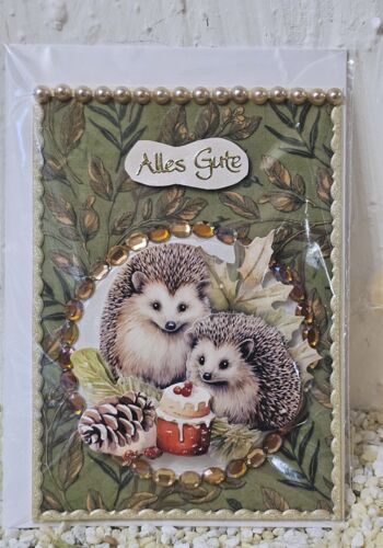 HK10007 Designerkarte mit Igel 7