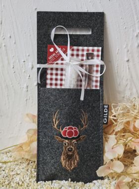 Filztasche mit Salzröhrchen