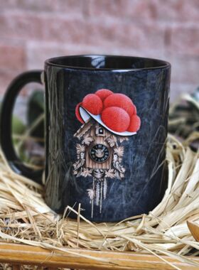 Schwarzwälder Kuckucksuhr Black Edition