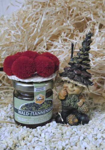 HW1000 Honig Wichtel Alois mit Waldhonig und Bollenhut rot