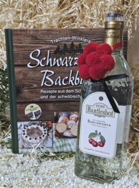 Schwarzwaldbackbuch mit Schwarzwälder Kirschwasser vom Bartlerhof