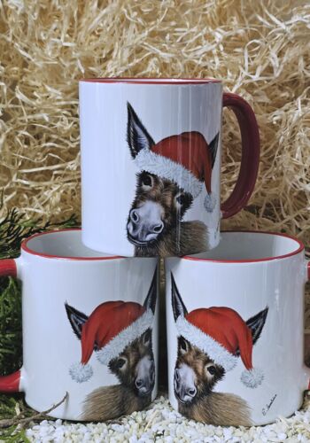 ST207 Schwarzwaldesel mit Winterm&uuml;tze