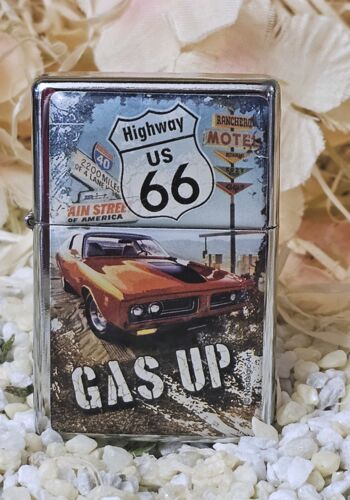 FZ10005 Feuerzeug Highway 66 GAS UP