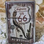 FZ10007 Feuerzeug Highway 66 Survivor