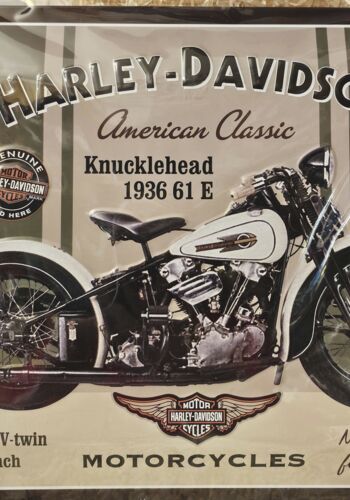 BLS1007 Blechschild Harley Davidson