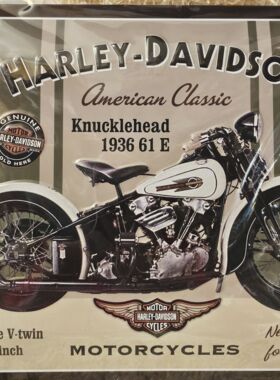 Blechschild Harley Davidson