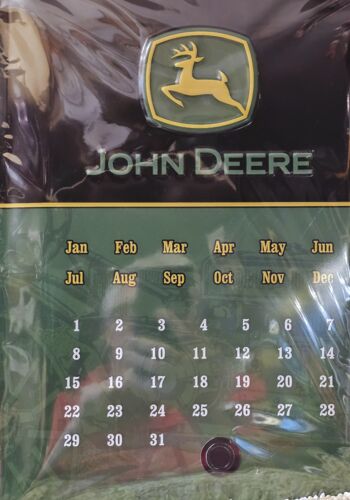 BLS1014 Blechschild John Deere Kalender 1