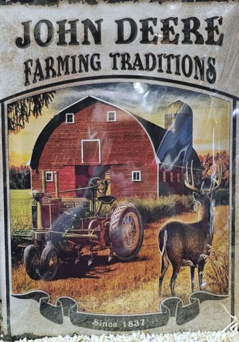BLS1016 Blechschild John Deere Farmland