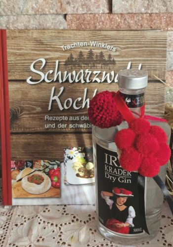 KBS1001 Kochbuch mit edlem Schwarzwald Gin und Bollenhut