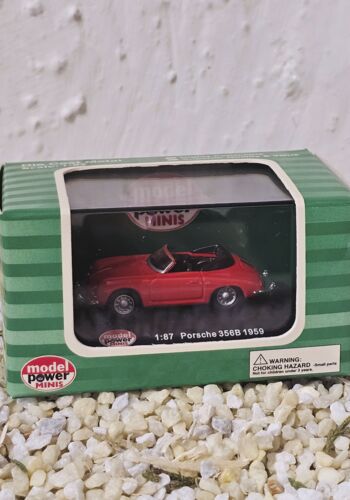PWM1001 Modelauto Porsche 356B 1959 Cabrio Power Minis 1:87